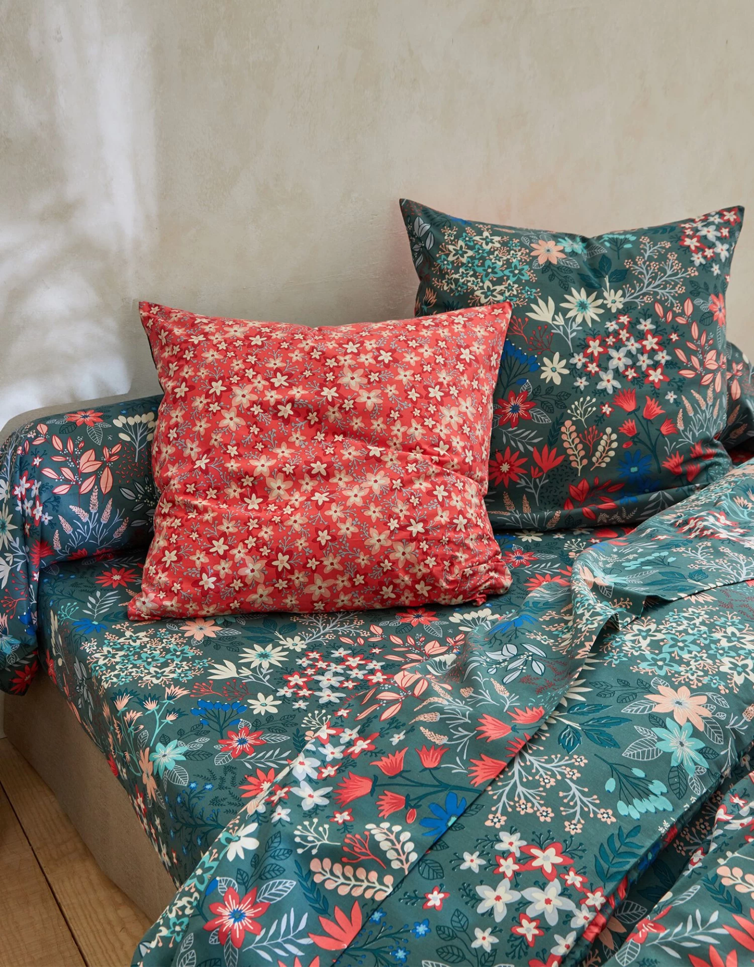 Linge De Lit Flore En Coton Imprimé Fleuri – Image 6