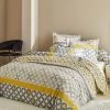 Linge De Lit Marlow En Coton Motifs Géométriques