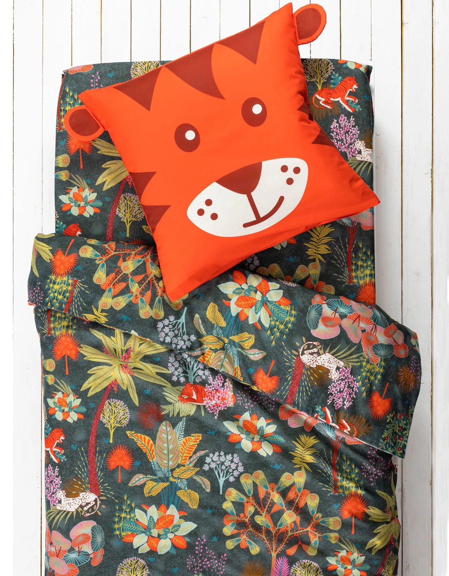 Linge De Lit Enfant Imprimé Diego En Coton Biologique, éco-responsable – Image 2