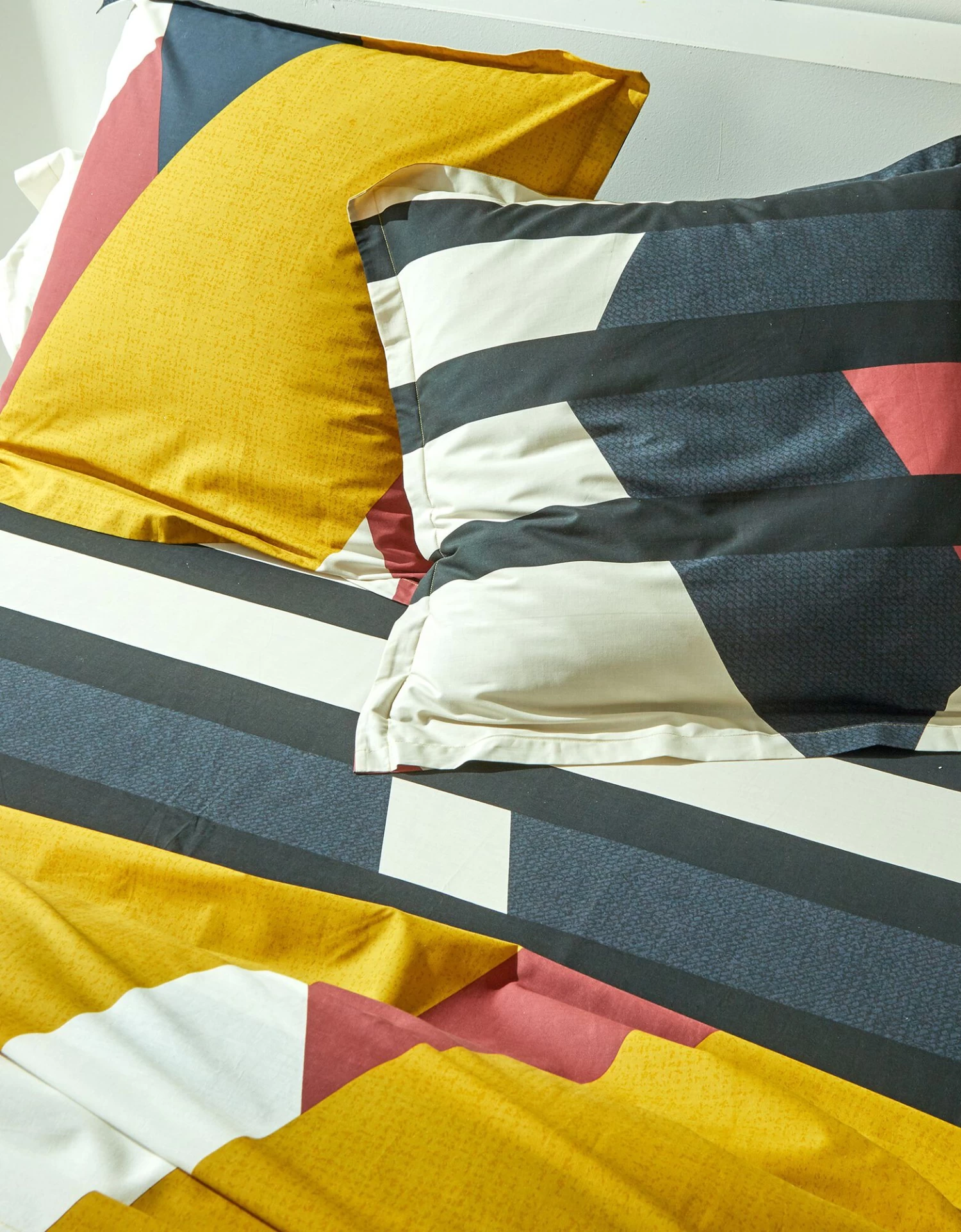 Linge De Lit Charli Coton à Motifs Géométriques – Image 2