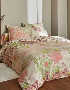 Linge De Lit Eglantine En Coton Imprimé Végétal