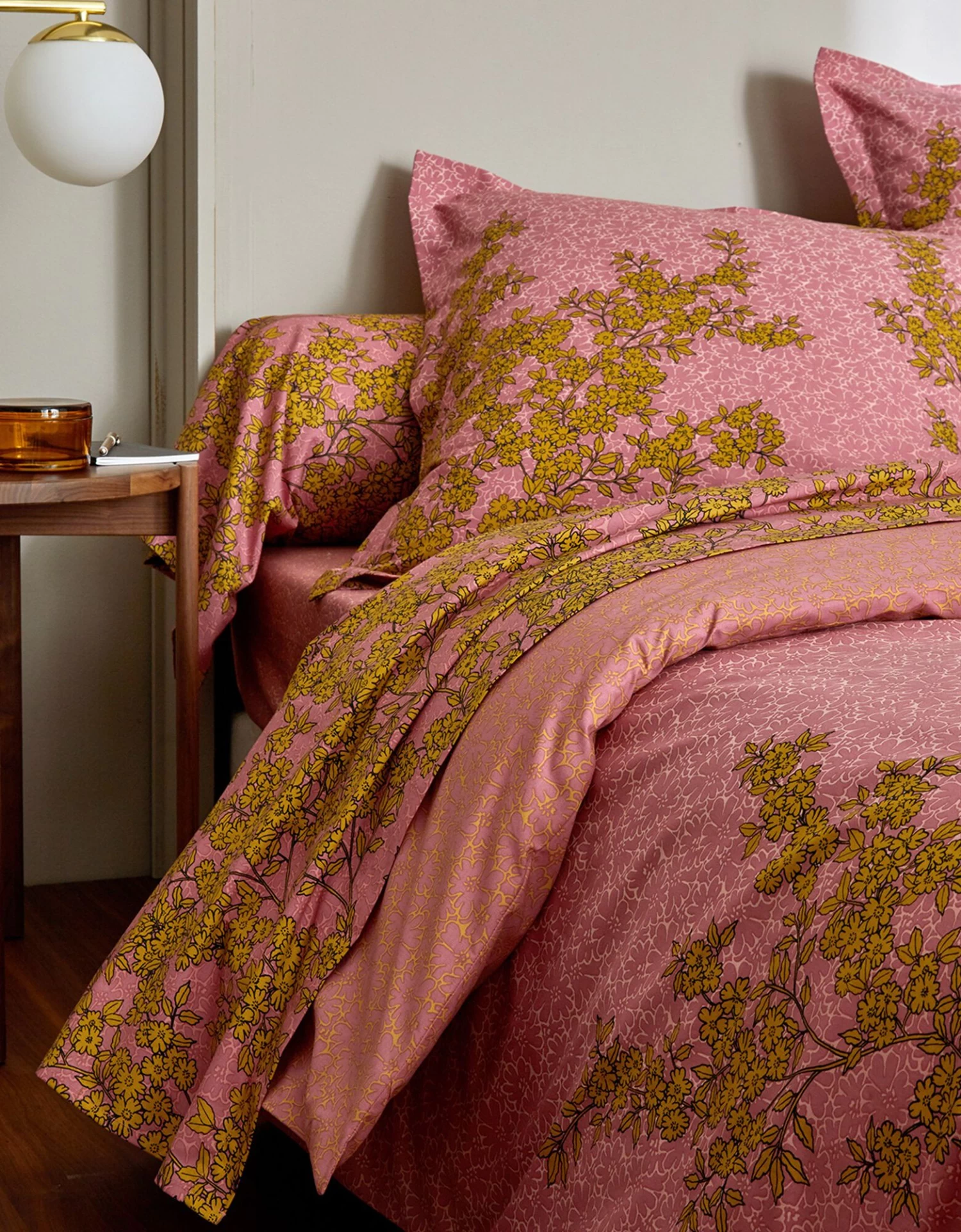 Linge De Lit Coralie En Percale De Coton – Image 2