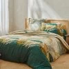 Linge De Lit Jane En Coton Imprimé Feuillages