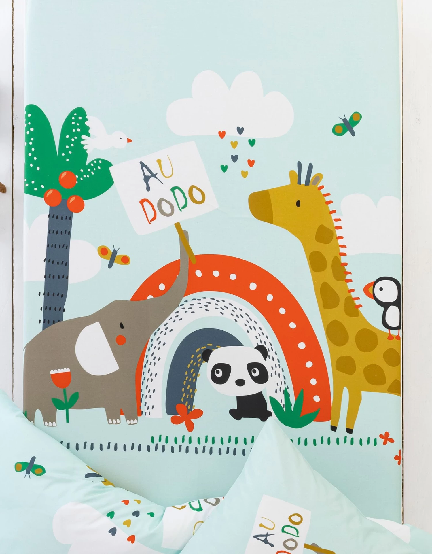 Linge De Lit Enfant Noé Imprimé 1 Personne - Coton – Image 4