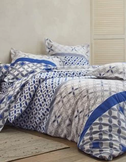 Linge De Lit Marlow En Coton à Motifs Géométriques