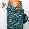Linge De Lit Enfant à Motifs Ourson En Coton Biologique, éco-responsable