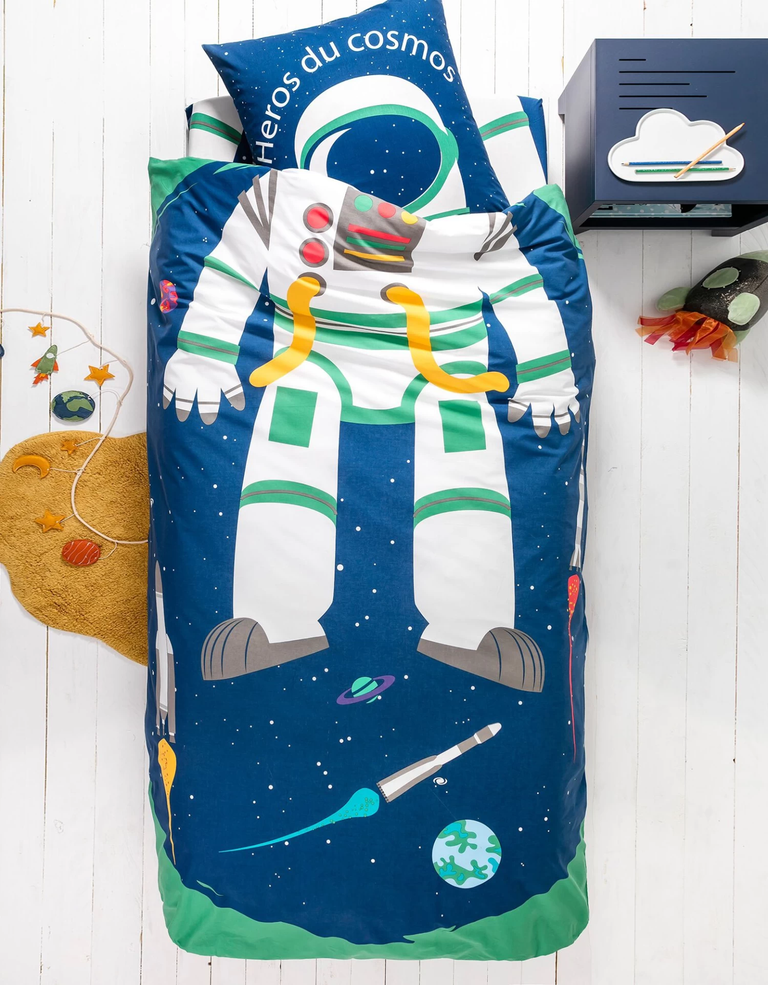 Linge De Lit Enfant Déguisement Cosmos En Coton