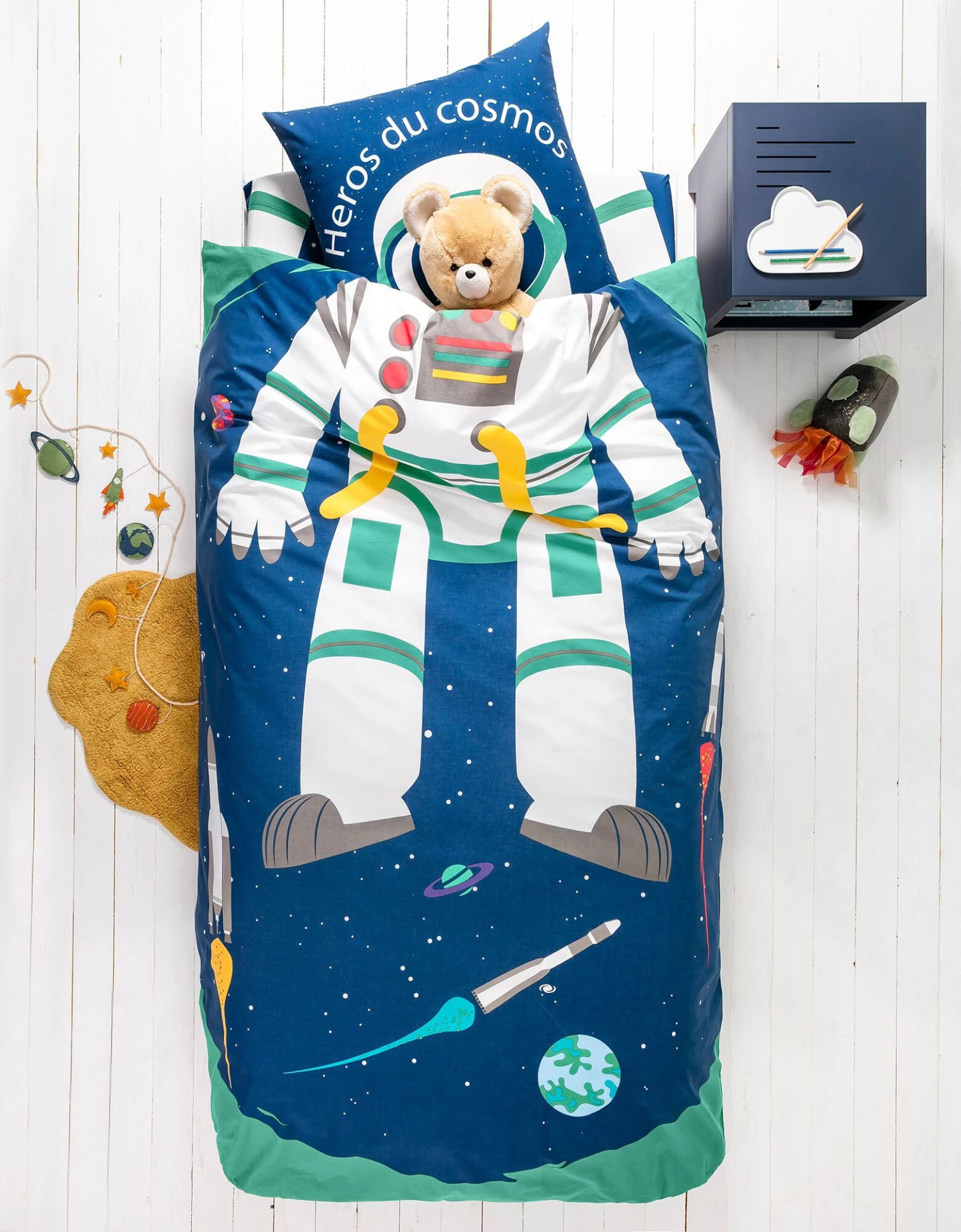 Linge De Lit Enfant Déguisement Cosmos En Coton – Image 4