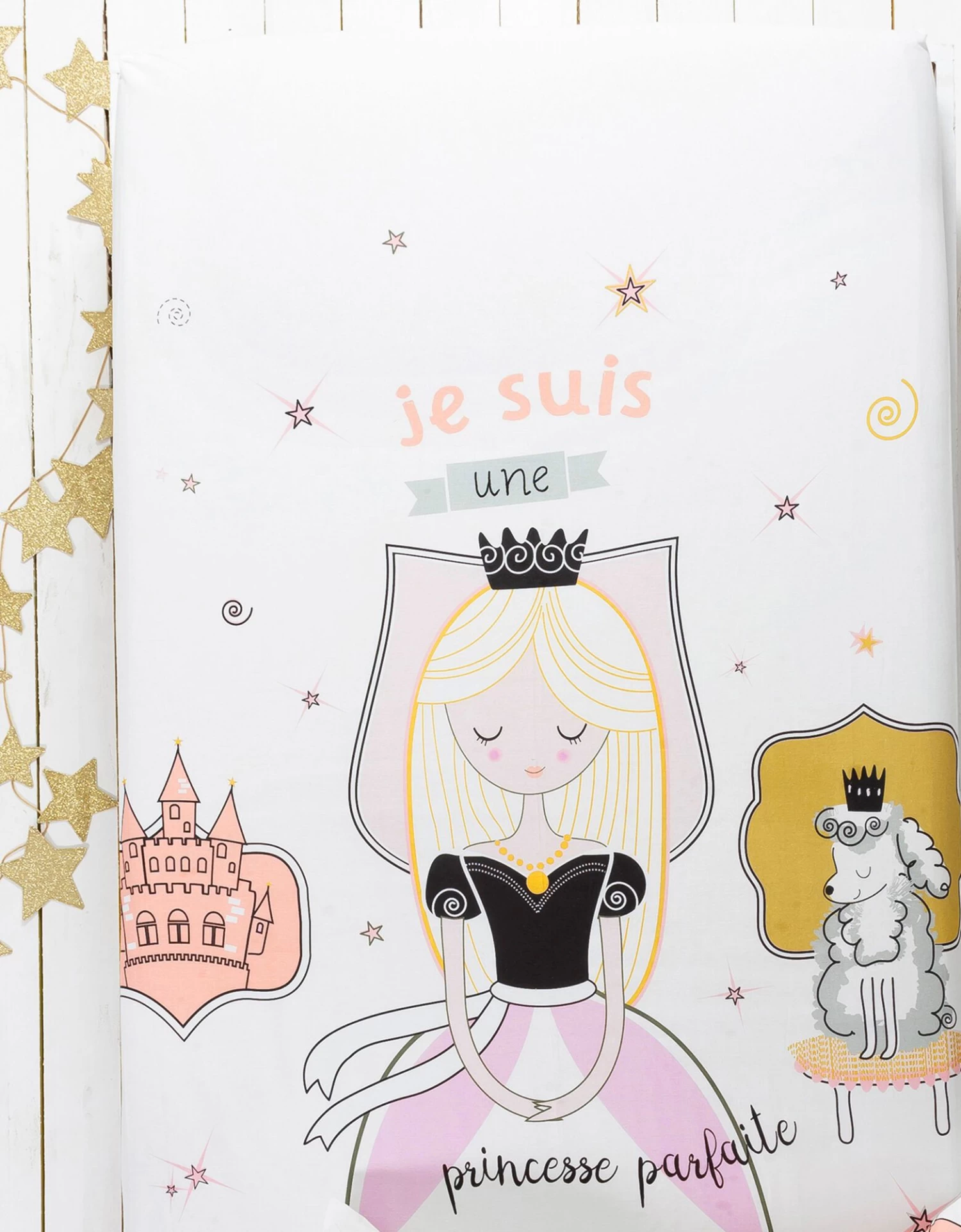 Linge De Lit Enfant Blanche Imprimé 1 Personne - Coton – Image 3