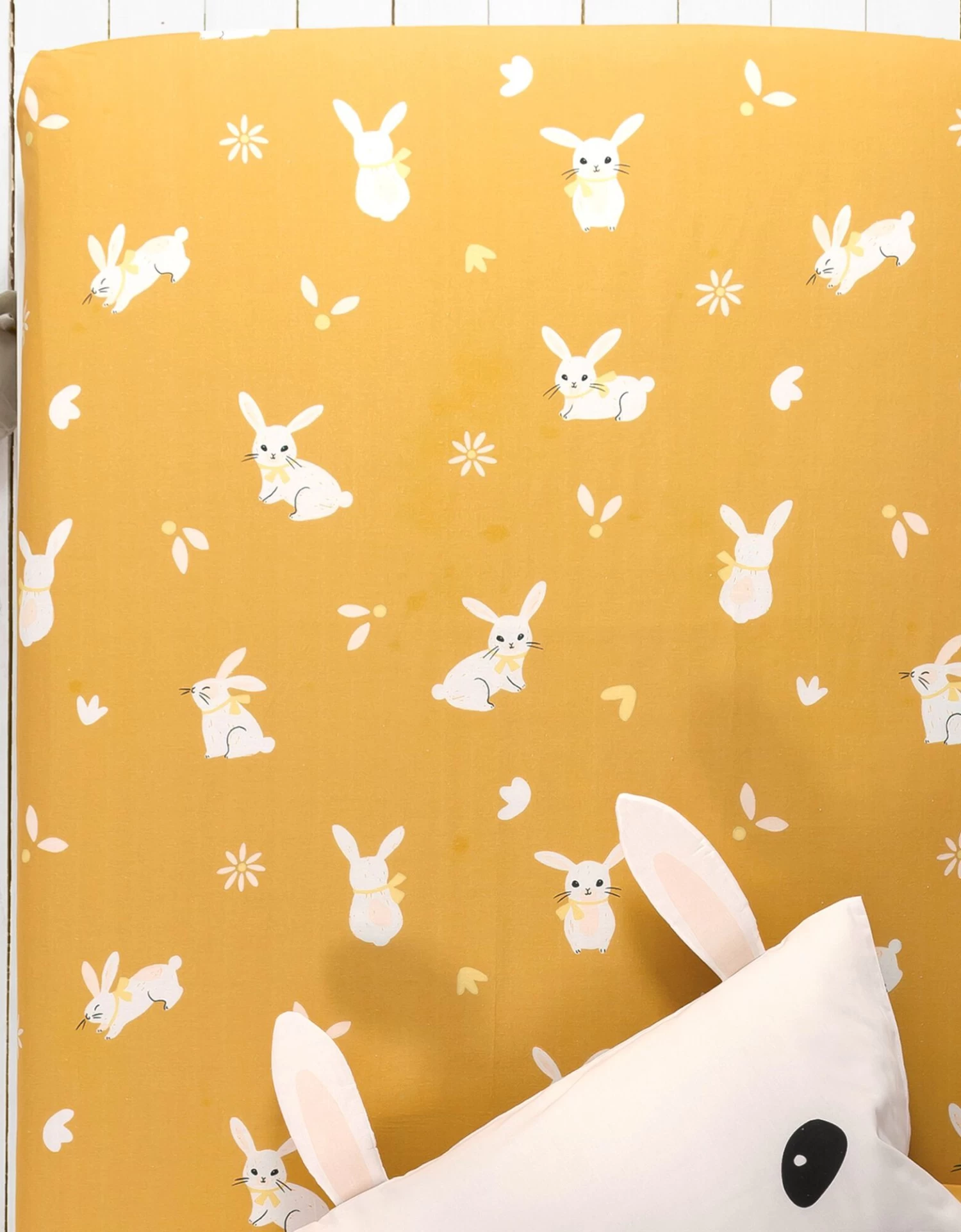 Linge De Lit Enfant Imprimé Lapinou 1 Personne - Coton Biologique – Image 3