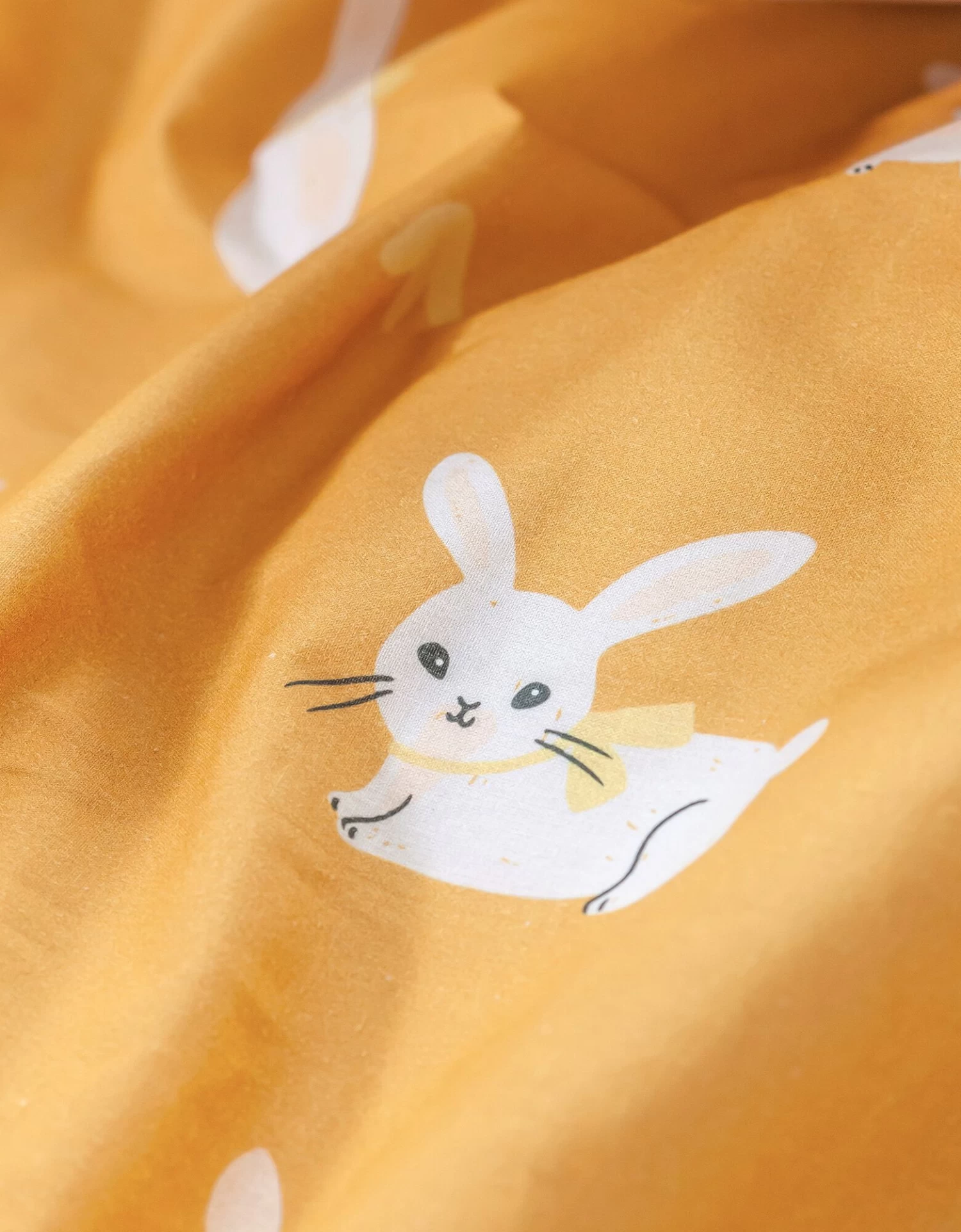 Linge De Lit Enfant Imprimé Lapinou 1 Personne - Coton Biologique – Image 4