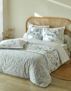 Linge De Lit Julie En Coton Imprimé Herbier