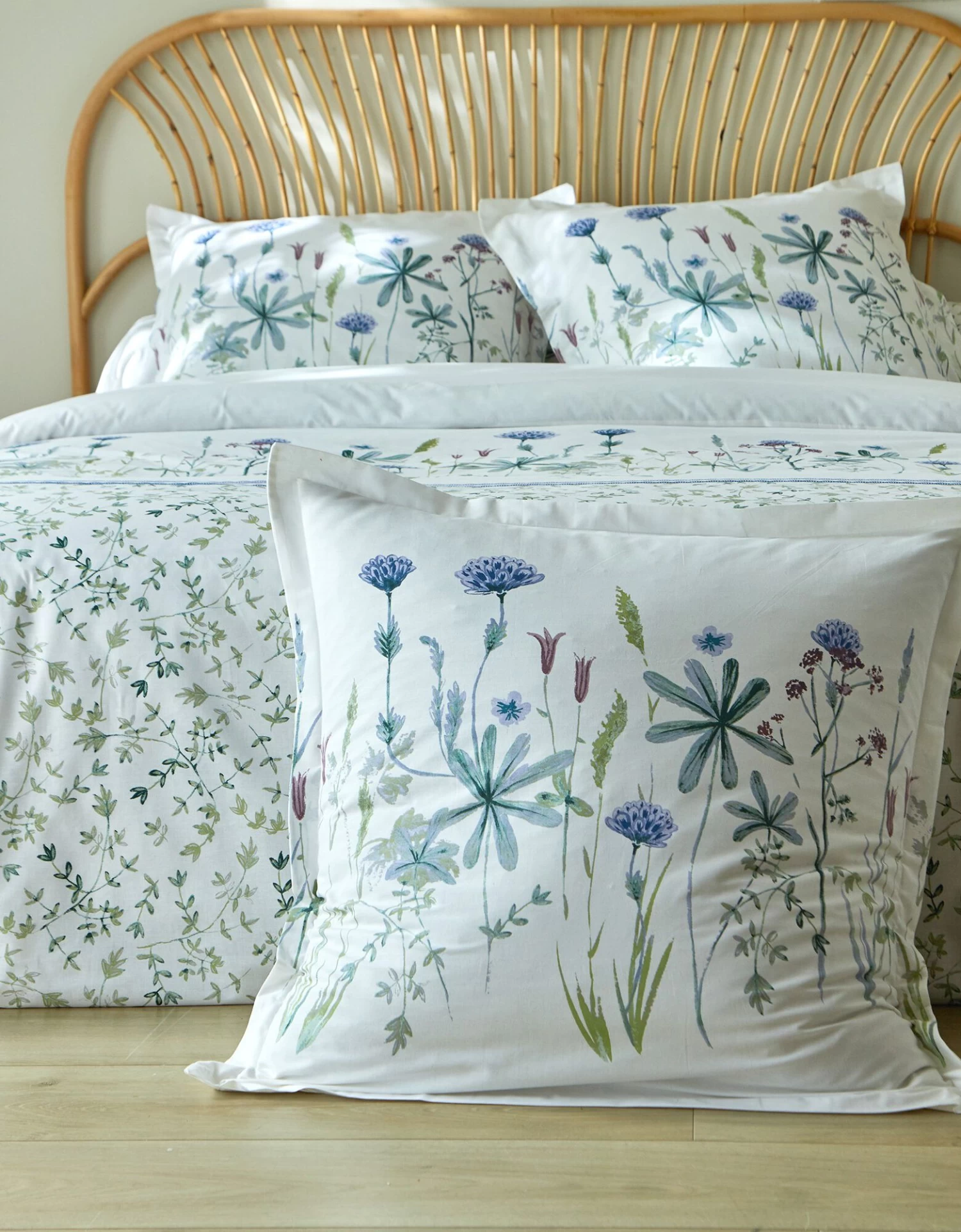 Linge De Lit Julie En Coton Imprimé Herbier – Image 3