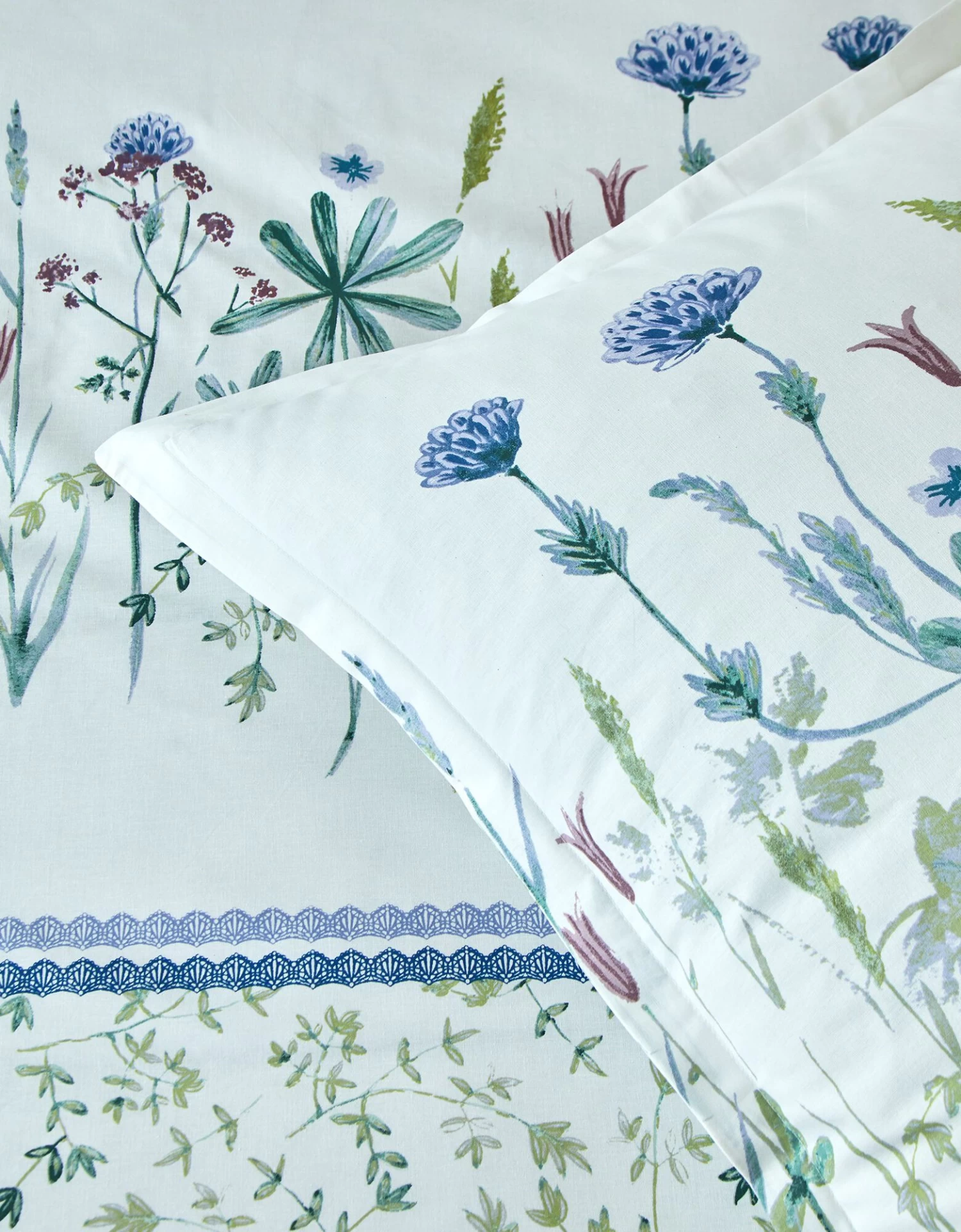 Linge De Lit Julie En Coton Imprimé Herbier – Image 4