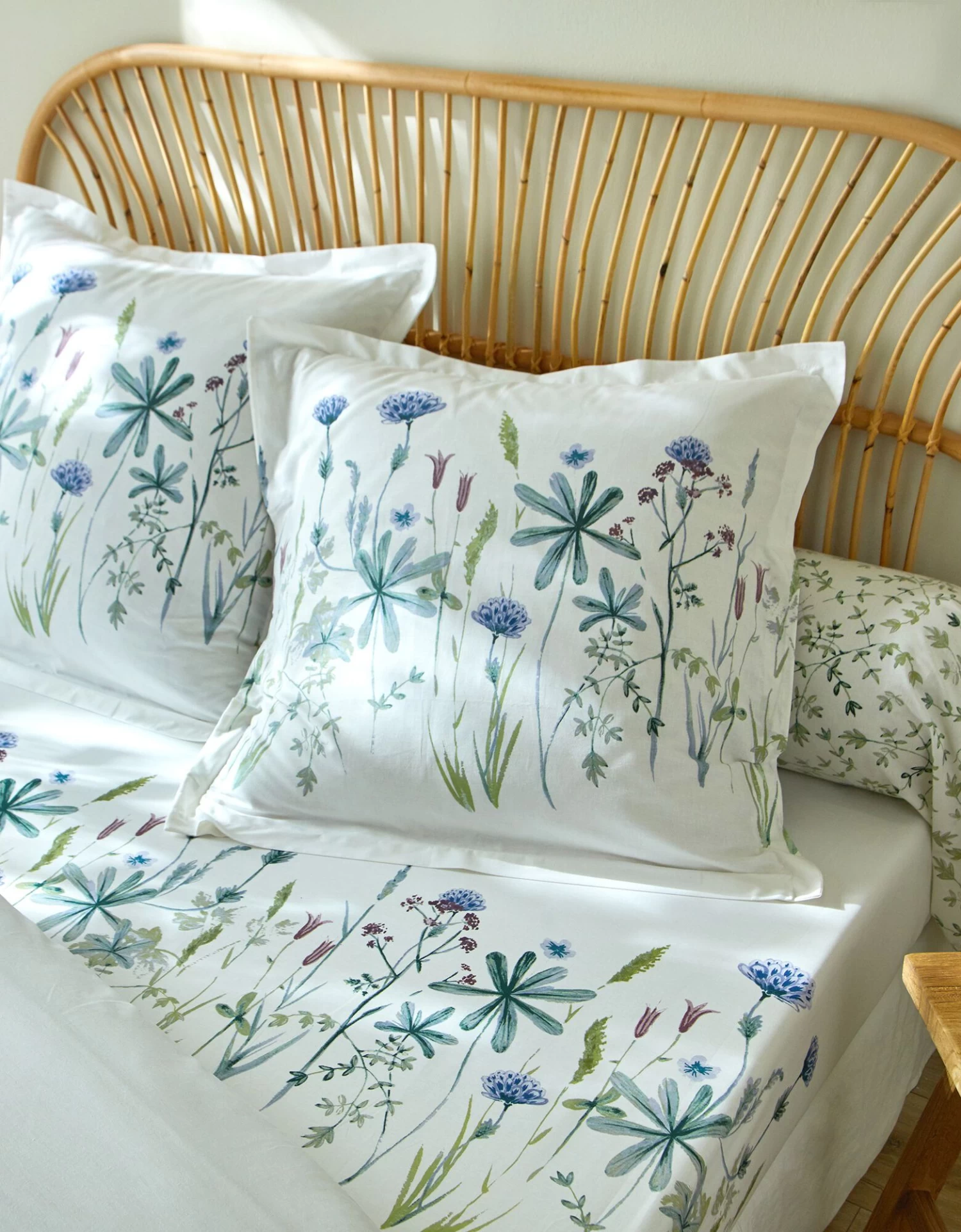 Linge De Lit Julie En Coton Imprimé Herbier – Image 5