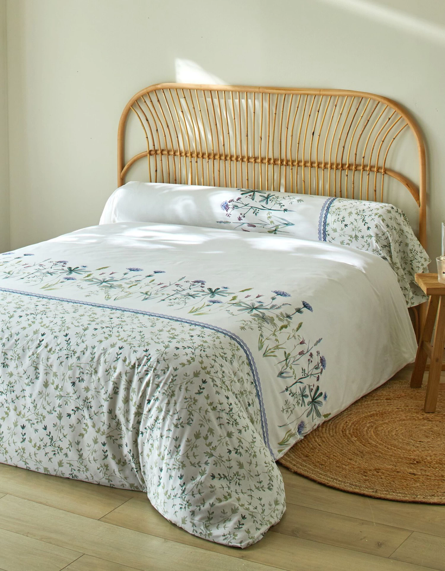 Linge De Lit Julie En Coton Imprimé Herbier – Image 6