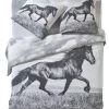 Linge De Lit Prince En Coton Imprimé Photo Cheval
