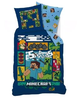 Parure De Lit Enfant Minecraft® - Coton