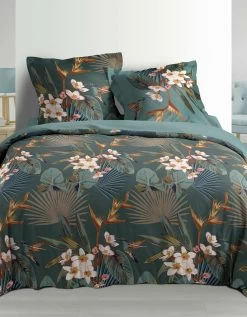 Parure De Lit Hibiscus - Percale Coton