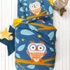 Linge De Lit Enfant Chouki Coton - Imprimé Hibou