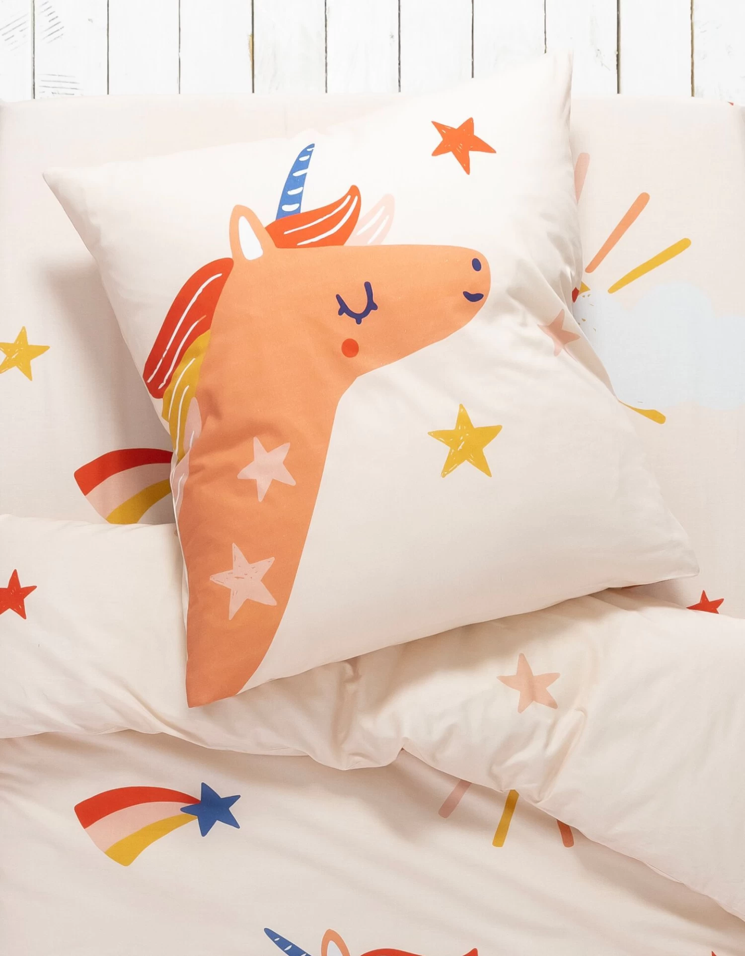 Linge De Lit Enfant Coton - Imprimé Princesse Et Licorne – Image 4