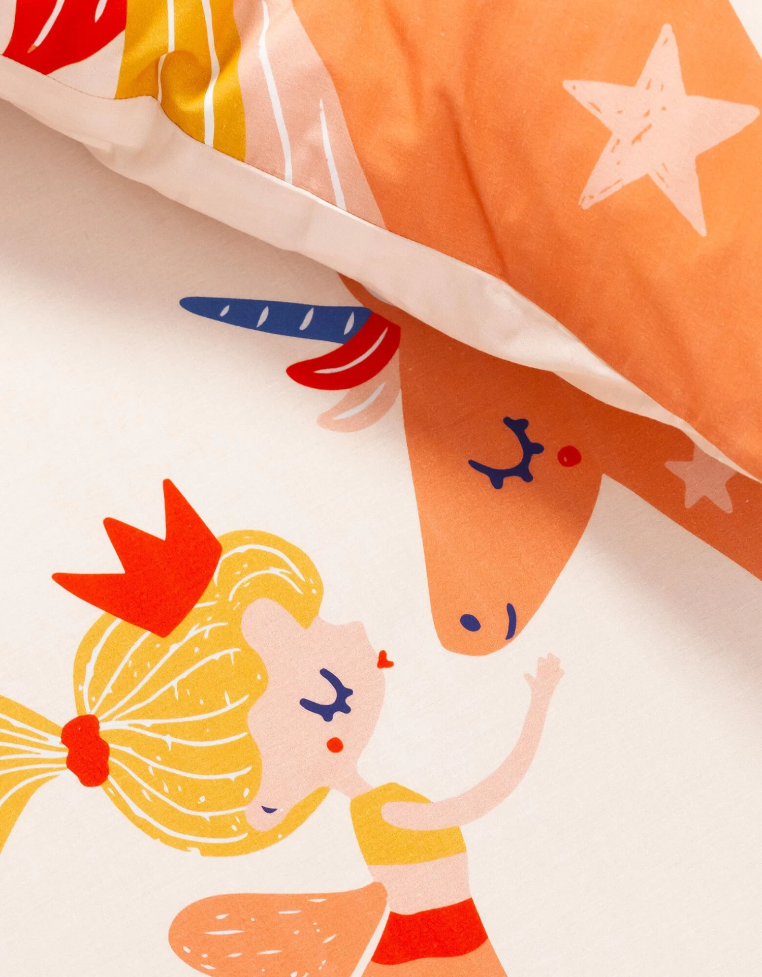 Linge De Lit Enfant Coton - Imprimé Princesse Et Licorne – Image 6