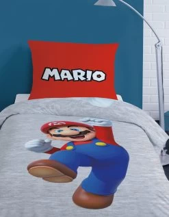Parure De Lit Enfant Mario / Luigi Revers® - Coton