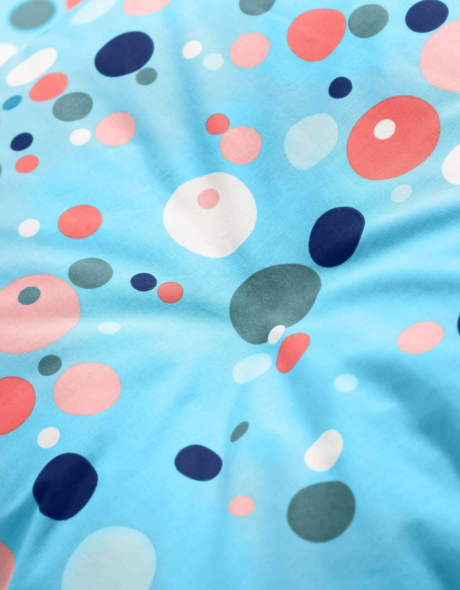 Linge De Lit Enfant Pétillant - Coton Imprimé Bulles Multicolores – Image 6