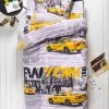 Linge De Lit Enfant Drive - Polycoton Imprimé Taxis New-yorkais