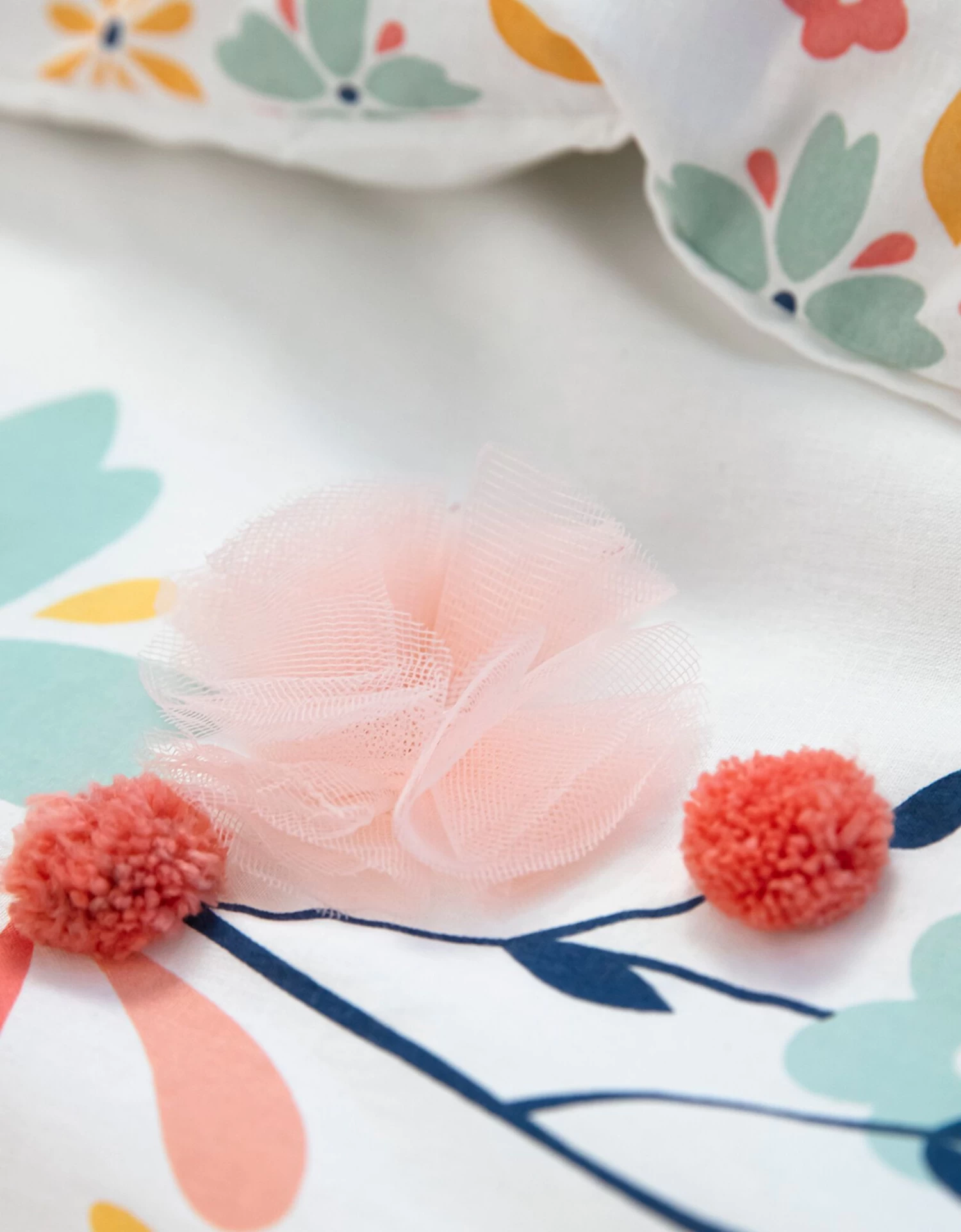 Parure De Lit Hello Fleurs Tulle - Coton – Image 4
