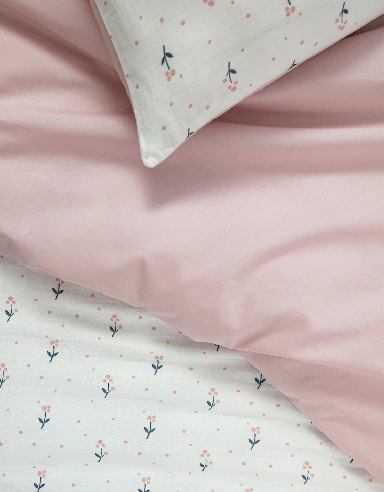 Parure De Lit Enfant Fleurie - Gaze De Coton – Image 6