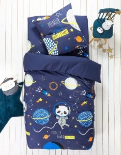 Linge De Lit Enfant Pao - Coton Imprimé Espace