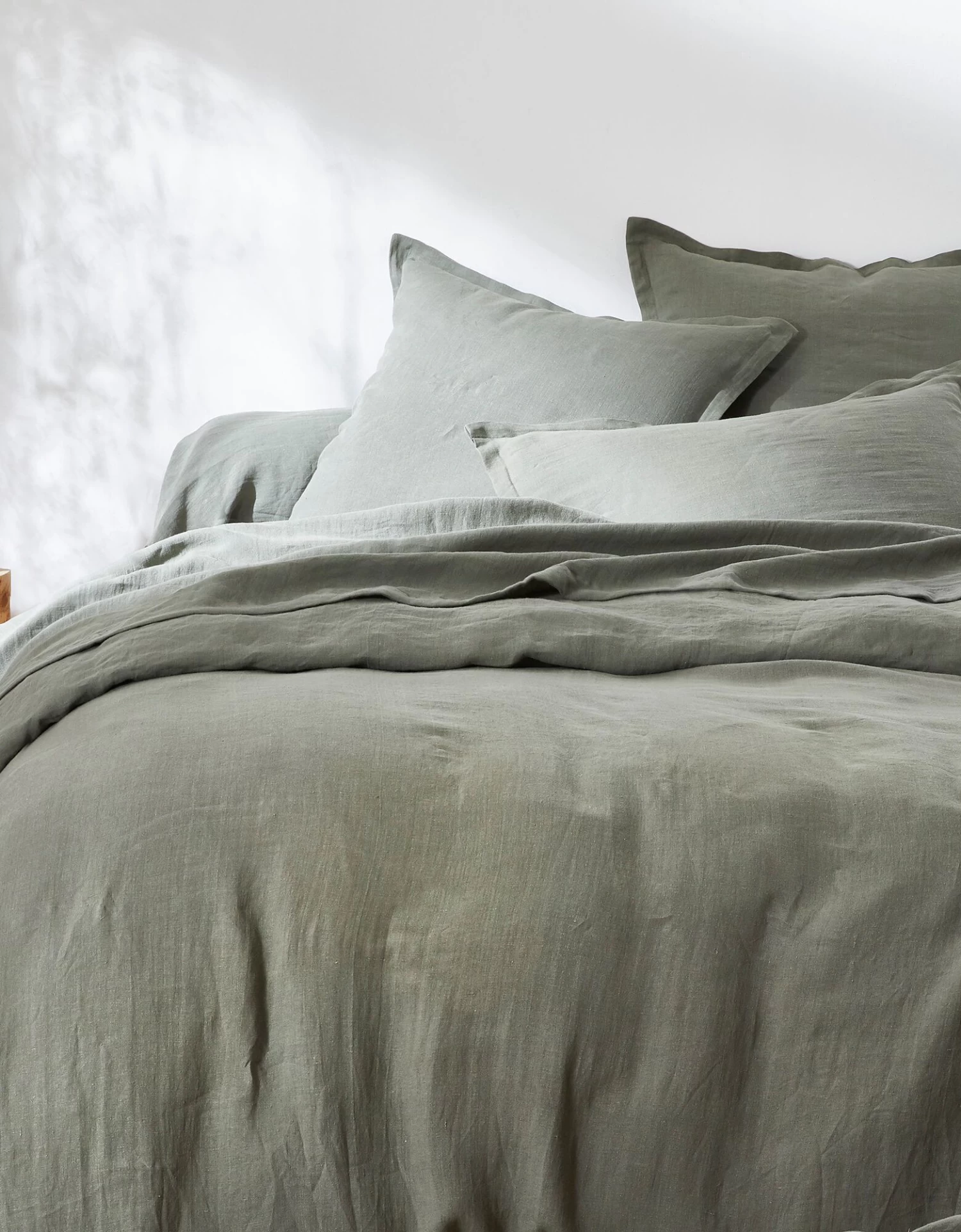 Linge De Lit Uni Lin Lavé – Image 2