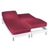 Drap-housse Uni Sommier Articulé Coton - Bonnets 26 Cm