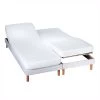Protège-matelas Tête Et Pieds Relevables Molleton Bi-extensible Absorbant