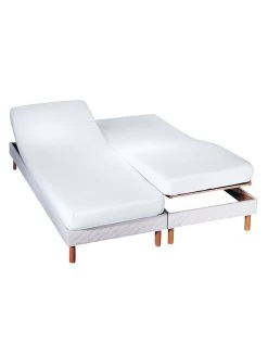 Protège-matelas Tête Et Pieds Relevables Molleton Imperméable Irrétrécissable