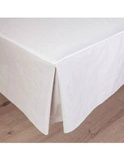 Cache-sommier Effet Lin Coton