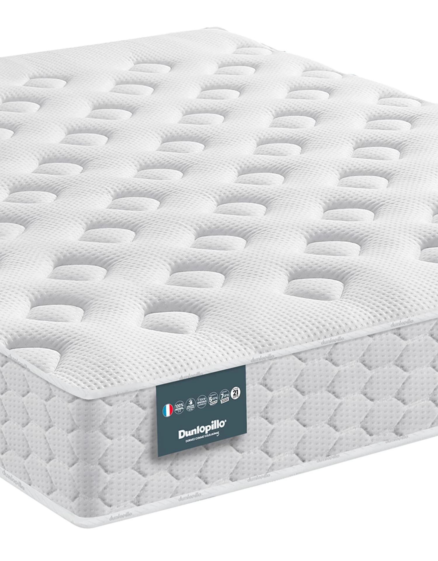 Matelas Mousse Dunlopillo Aérial® Haut. 21 Cm, Confort Ferme – Image 2