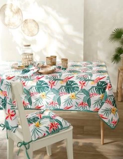 Nappe Coton Imprimé Tropical