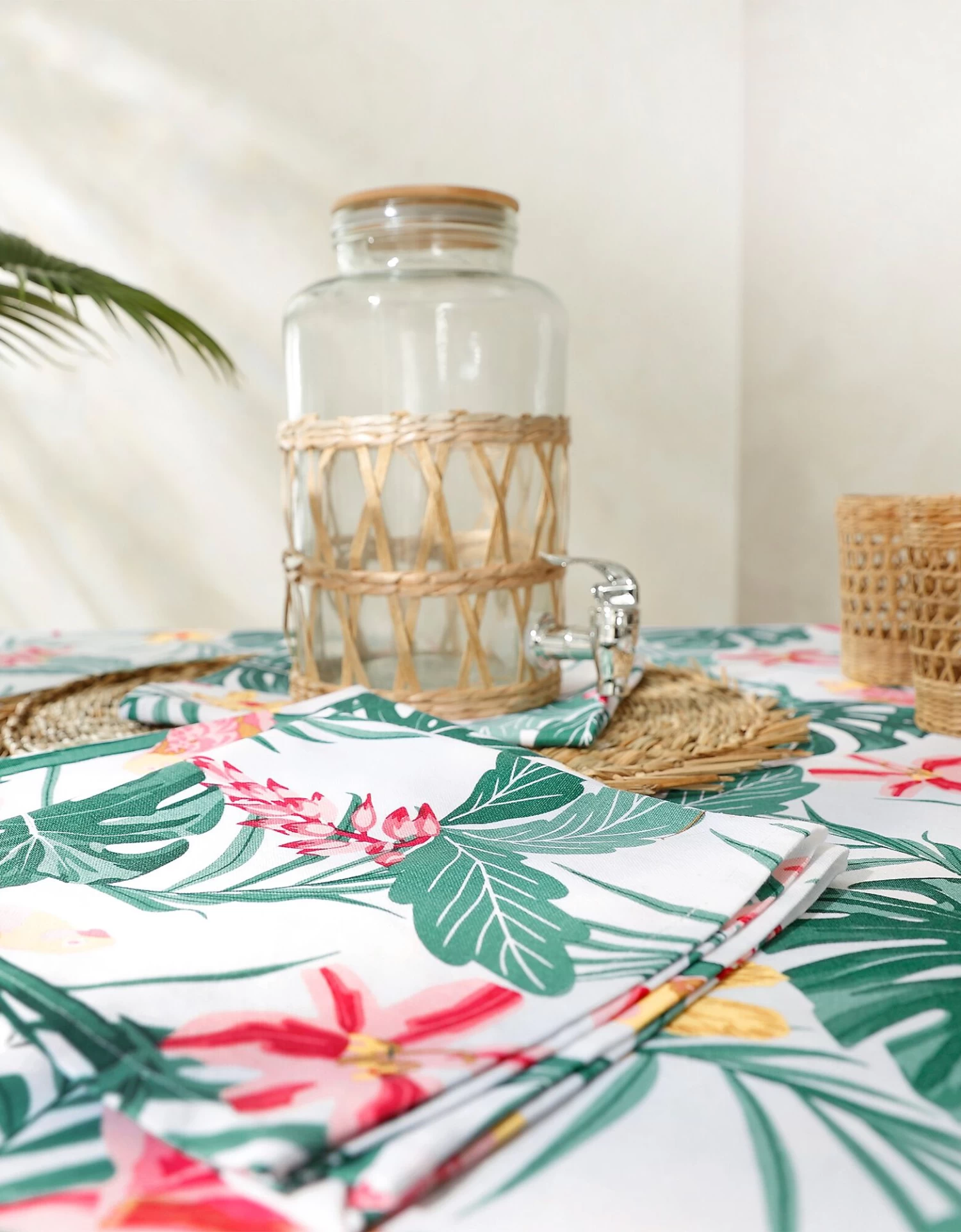 Nappe Coton Imprimé Tropical – Image 3