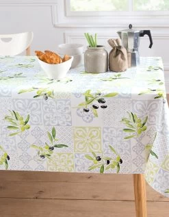 Nappe Toile Cirée Imprimée "Malaucène"