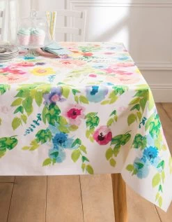 Nappe Toile Cirée Imprimée Fleurs