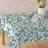 Nappe Tissu Enduit Imprimé Feuillage
