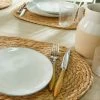 Set De Table Ovale Jute Naturel - Lot De 2