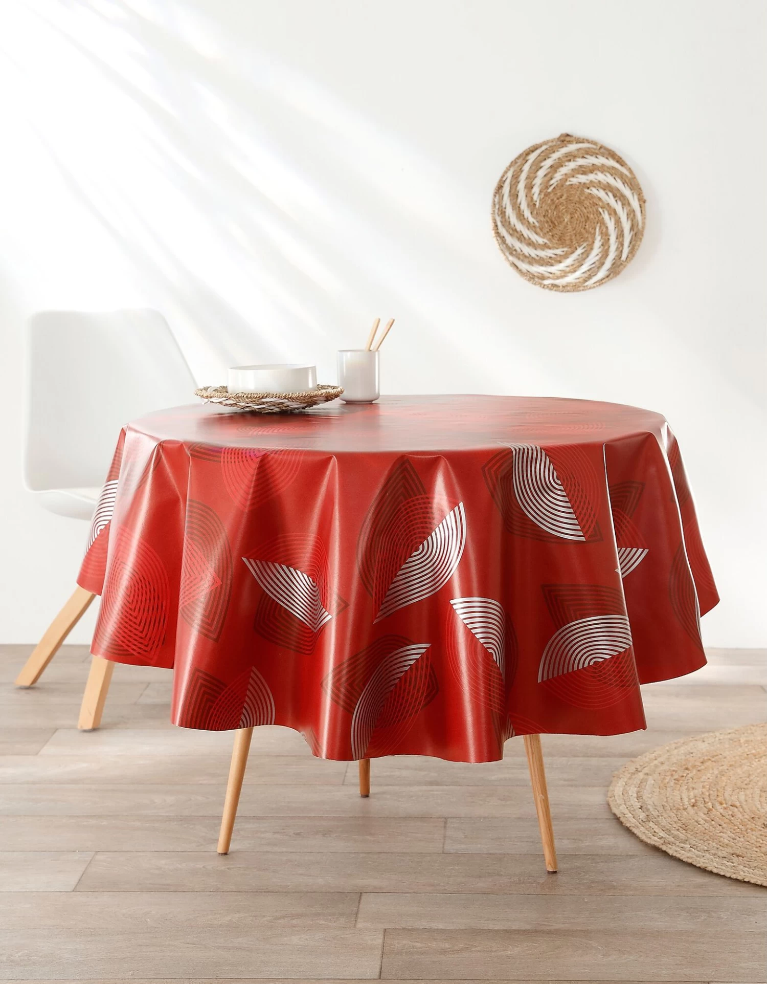 Nappe Toile Cirée Motifs Feuilles – Image 2
