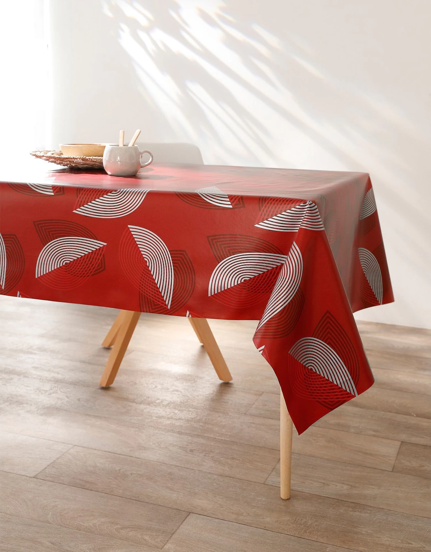 Nappe Toile Cirée Motifs Feuilles – Image 4