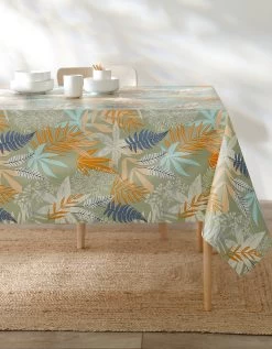 Nappe Toile Cirée Imprimée Feuillages
