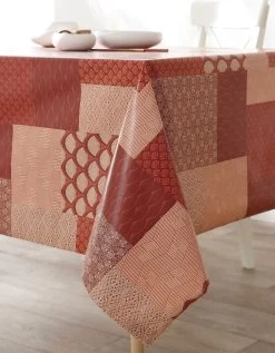 Nappe Toile Cirée Patchwork Japonisant