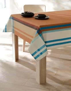 Nappe Fabriquée En France, Motif Carreaux Havanne - Coton Biologique(1)