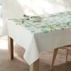 Nappe Fabriquée En France, Motif Végétal Aquarelle - Coton Biologique(1)